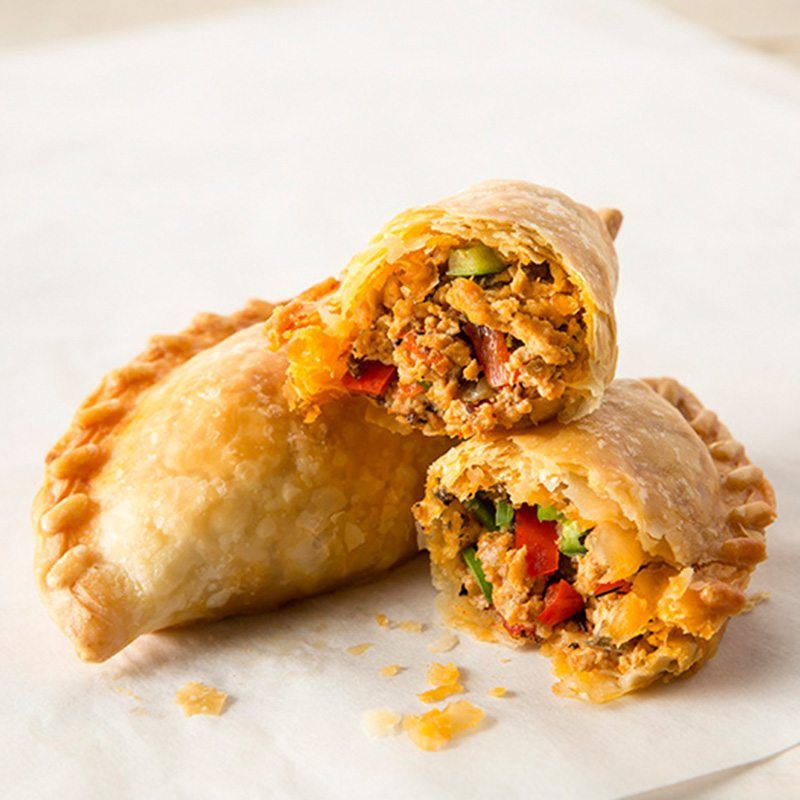 Chicken empanadas.