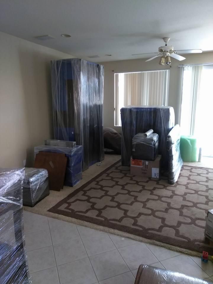 Furniture well wrapped