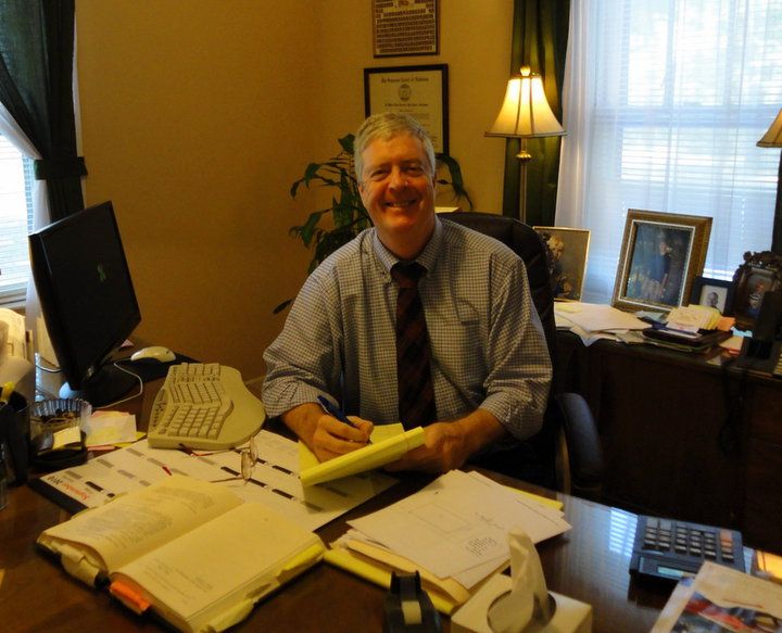 Mr. Posey at work