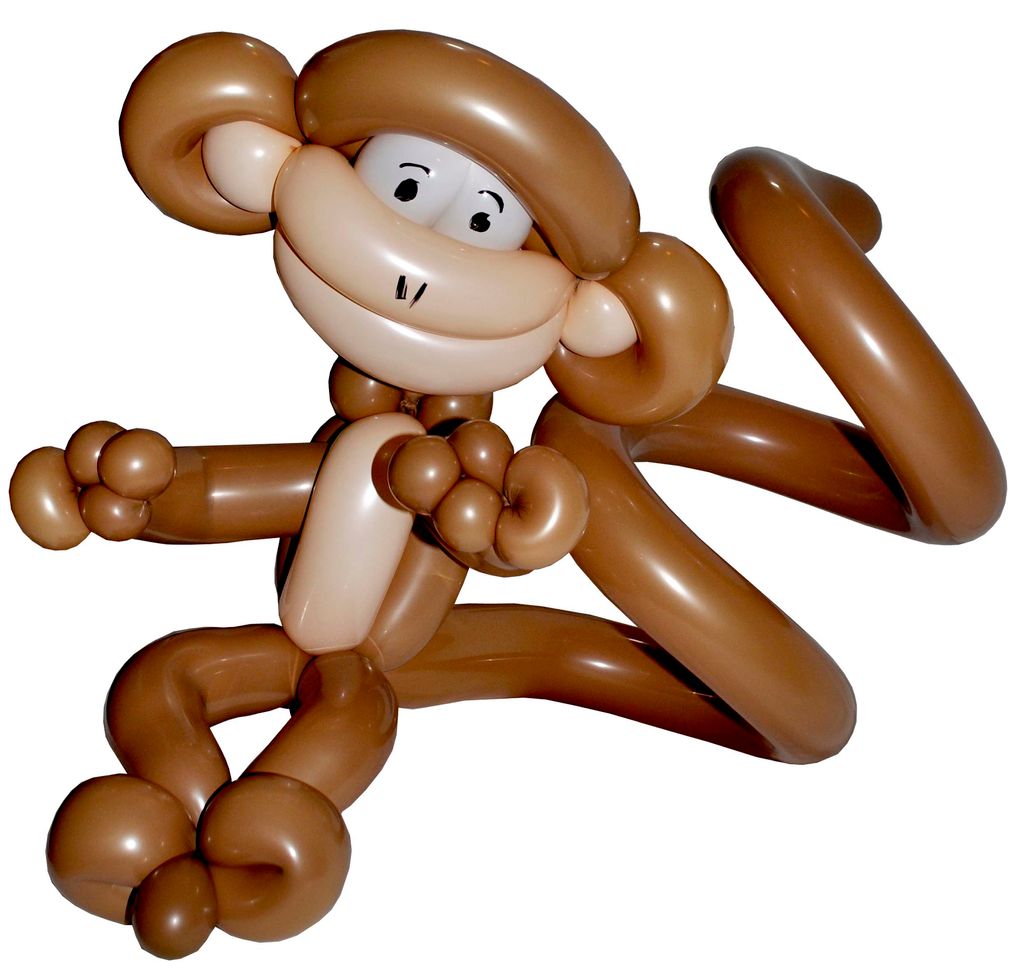 Balloon Art Monkey by Michael Van Ness