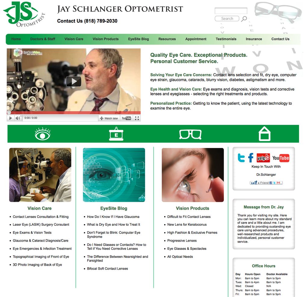 Dr Jay Schlanger Website