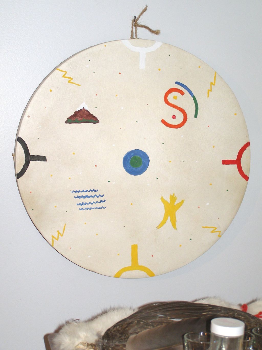 Four Hawks's drum.