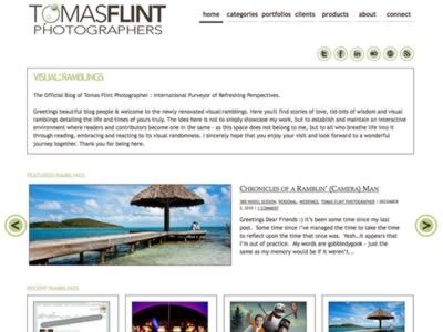 Tomas Flint Customer Website