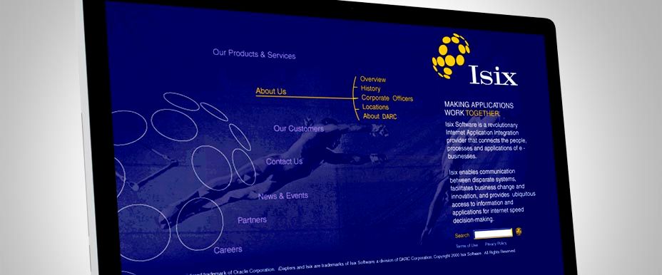 website for a technology firm