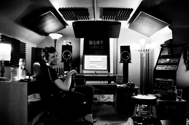 Dave (yes, that's me) in the control room.