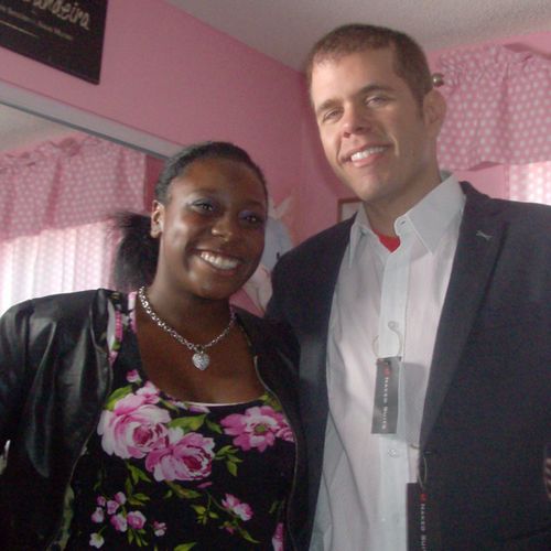 One of our Teachers hanging out with Perez Hilton 