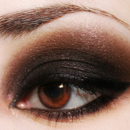 A dramatic smokey eye for one of my clients/