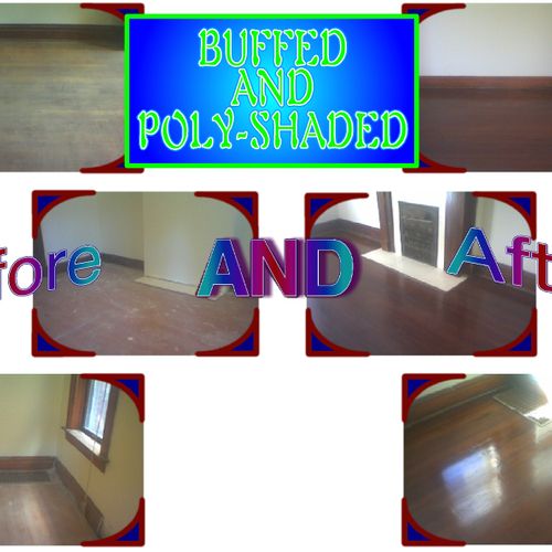 Buffed then we poly-shade. ( Poly-shade is when th