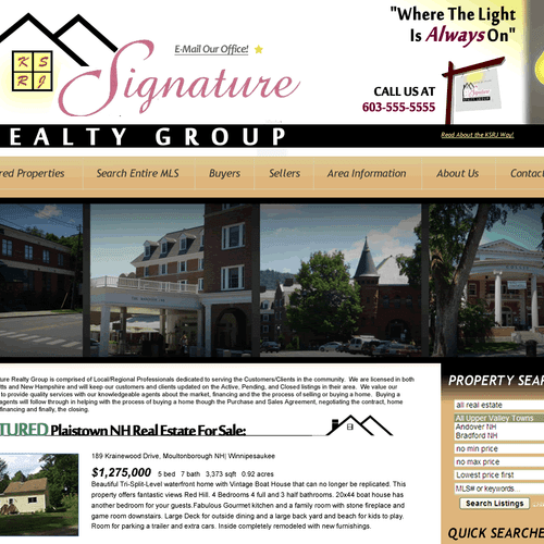 Southern NH Real Estate Website Design
www.ksrjsig