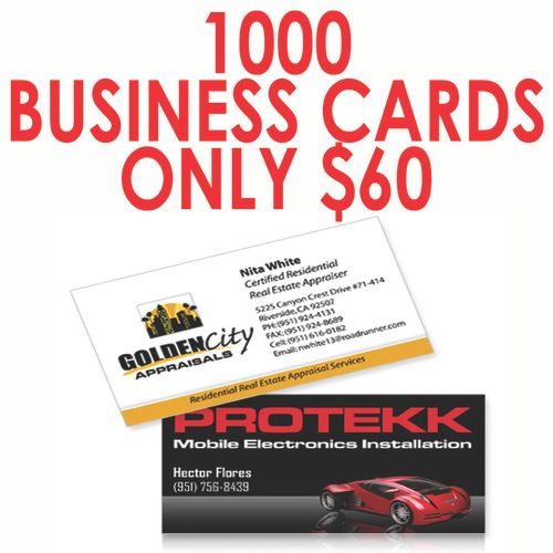 1000 Business cards for only $60 - www.LowPricePri