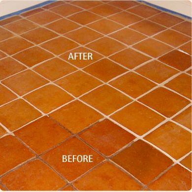 We provide grout cleaning and grout color sealing 