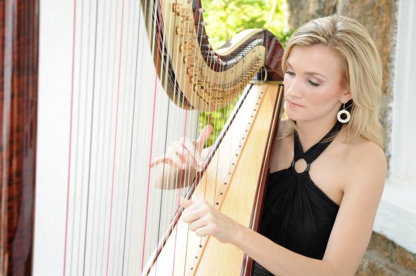 Harpist, Grace Wepner Ludtke