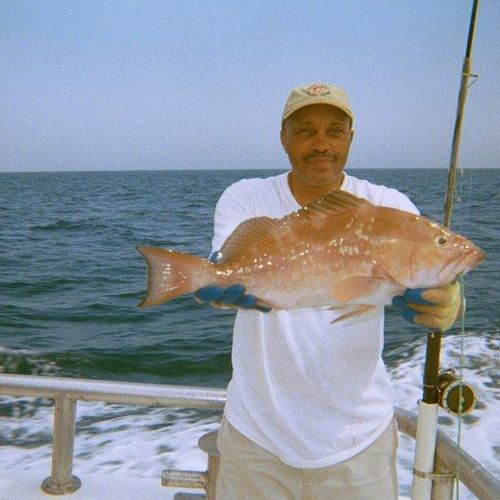 Robert Fishing Blake Holding a Big Grouper, Great 