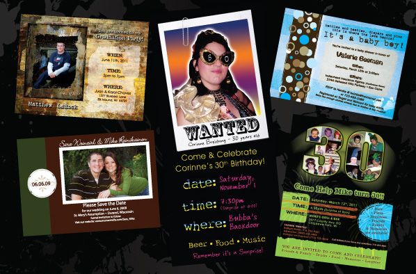 Fun, creative and unique invitations. Every invite