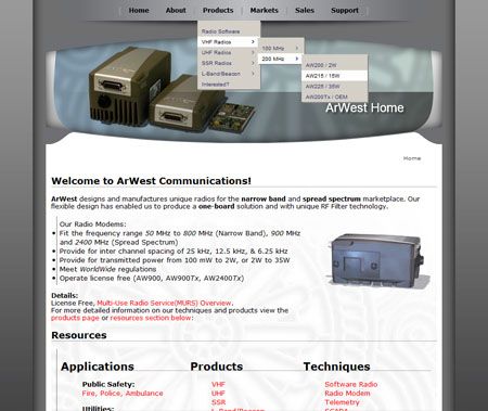ArWestCom.com - Telecommunications and SCADA netwo