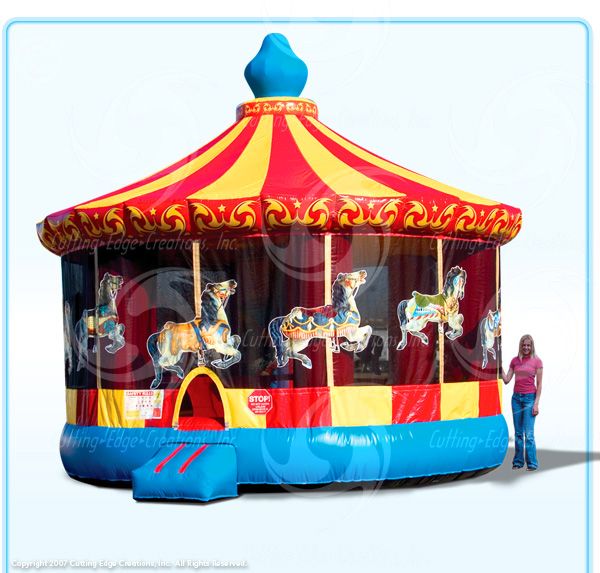 20 ft Carousel Moonbouncer