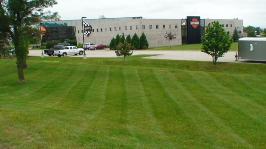 Commercial turf management, fertilization, and bro