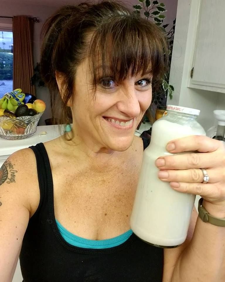 Enjoying my fresh Pecan-Cashew Nutmilk