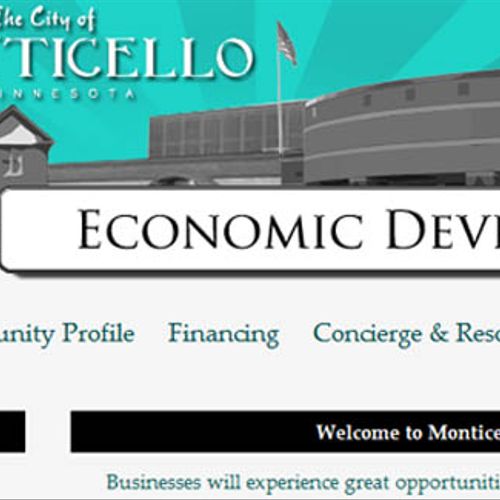 City of Monticello Economic Development Website