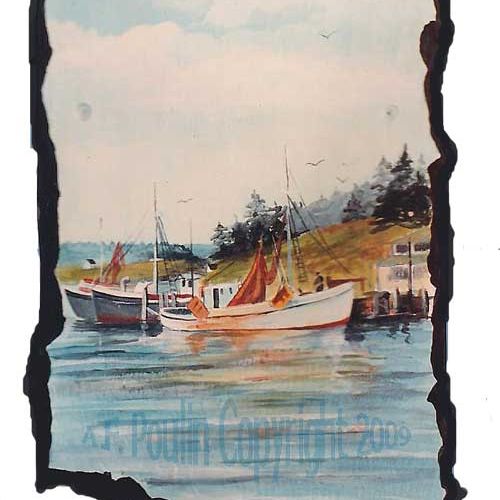 Harbor Sails: The coast of Maine is enjoyed by tou