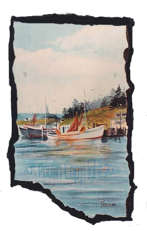 Harbor Sails: The coast of Maine is enjoyed by tou