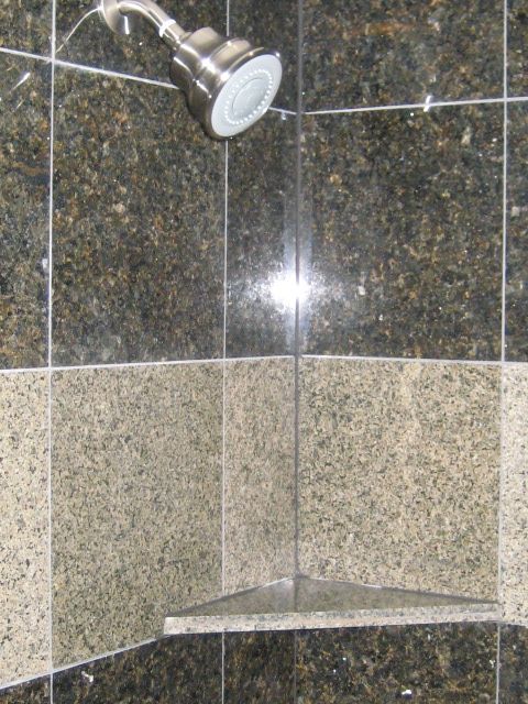 NEW CUSTOM GRANITE SHOWER