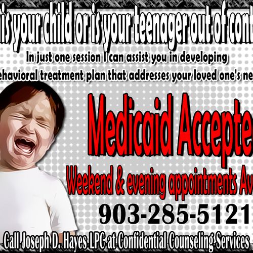 I accept Medicaid as payment in full.