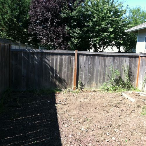 Junk Removal - after, Orting Area
