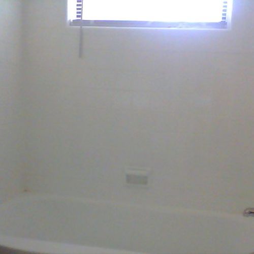 here is the bath room we installed