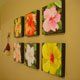 Original Hibiscus Paintings for an office.