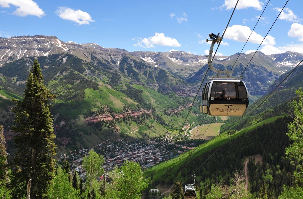 The country's only *FREE* gondola in Telluride, CO