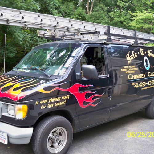 The hottest van in the chimney sweep industry.
