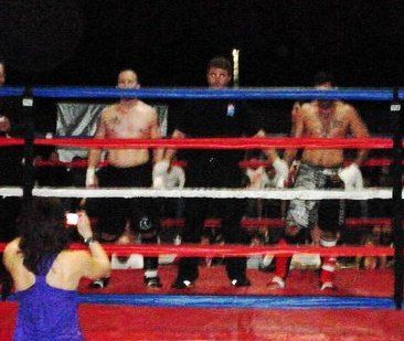 This is sensei Jeremey after an MMA match.