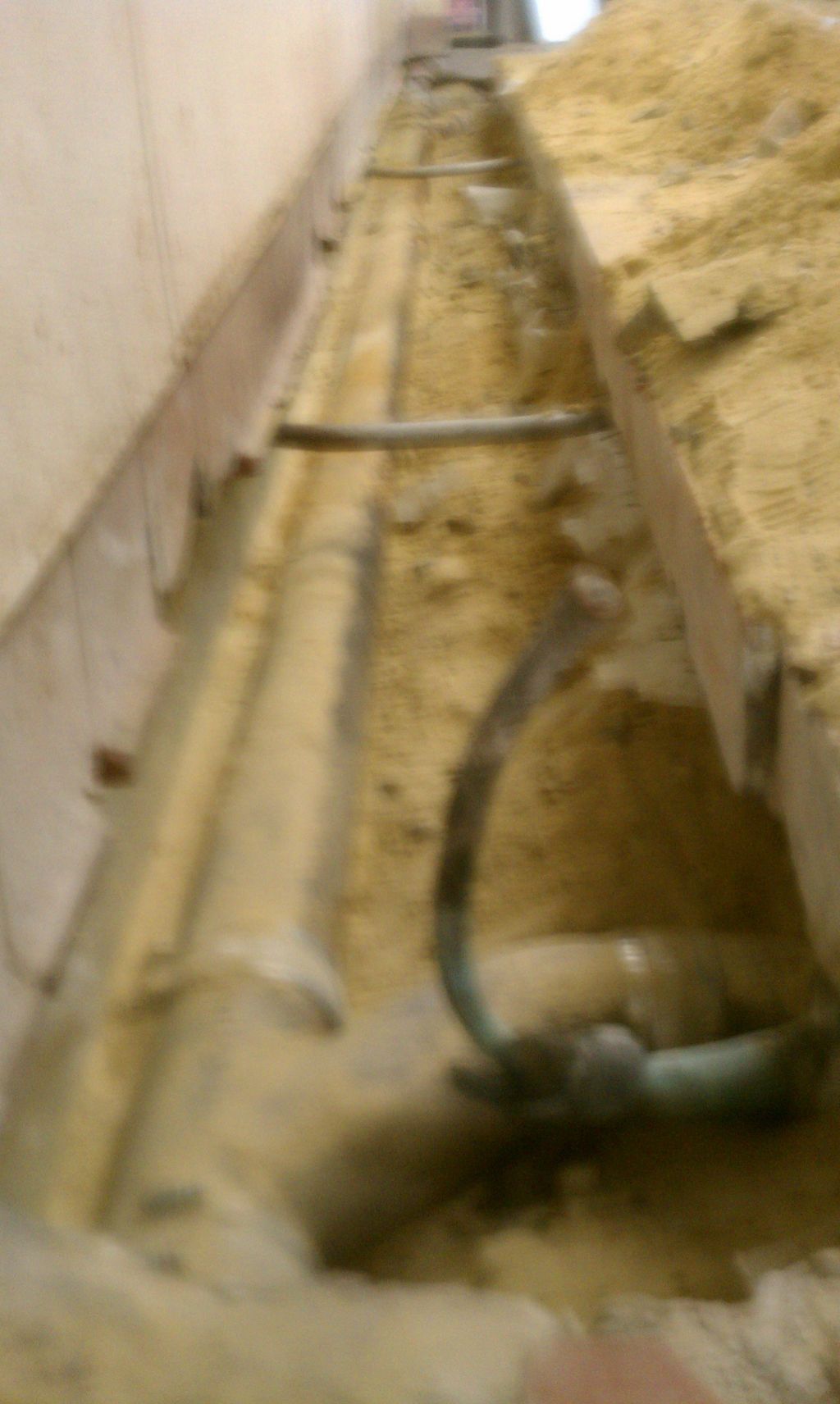 bad sewer line in slab