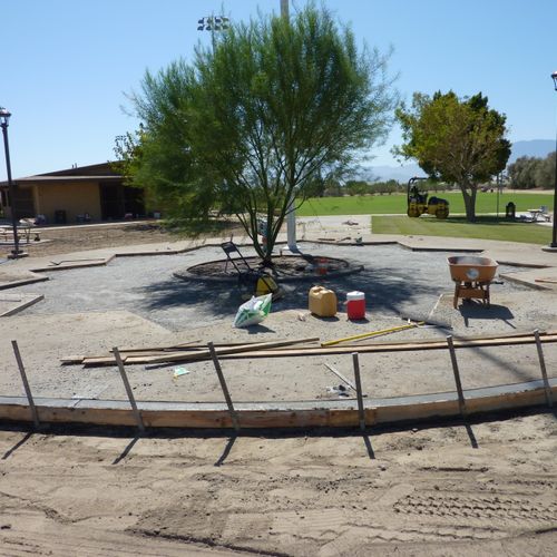 Desert hot springs soccer park, custom design with