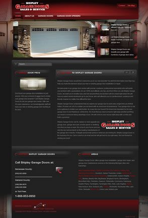 Garage Door Service & Installation website