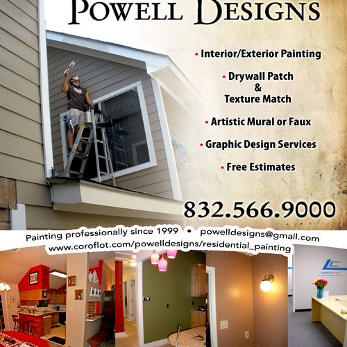Flyer for painting services