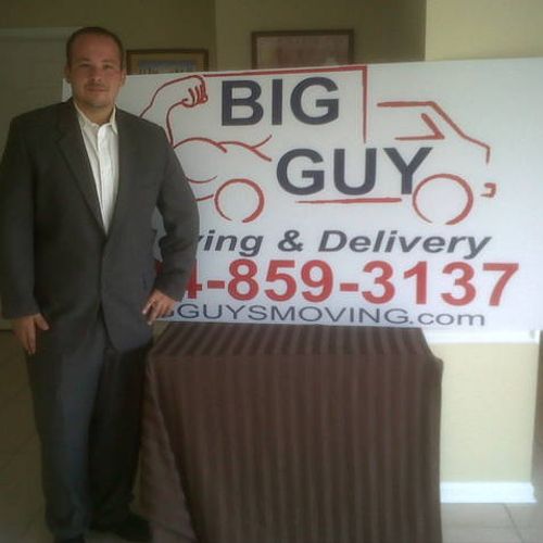 Im David Mendenhall owner of Big guy moving.