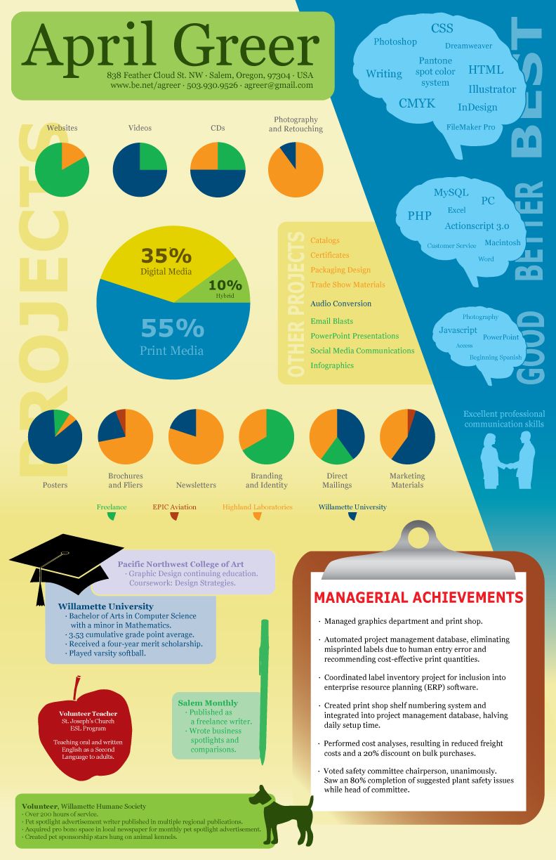 My resume as an infographic.
