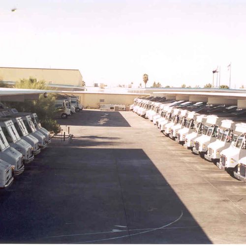 Trucks in our Facility
