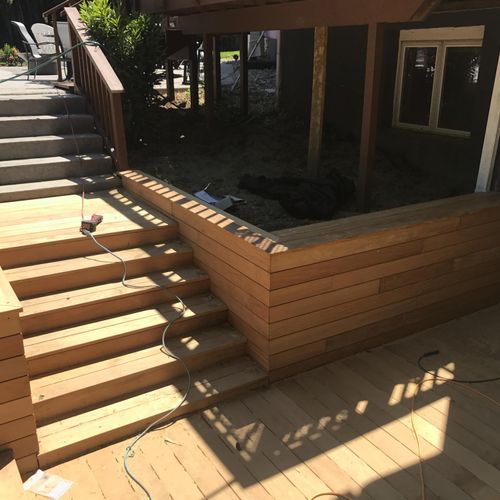Ipe- tropical wood decking and walls/siding- Annap