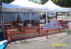 16' x 24' Petting Zoo set up at our Northridge Mal