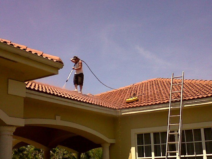 Pressure washing