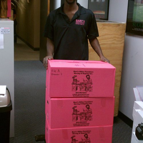 When you purchase our Pink Moving Boxes, a portion