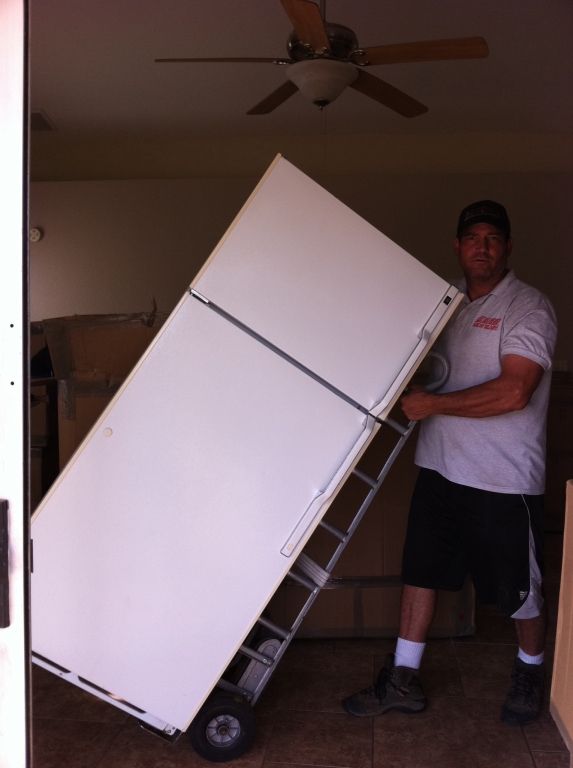 We move appliances