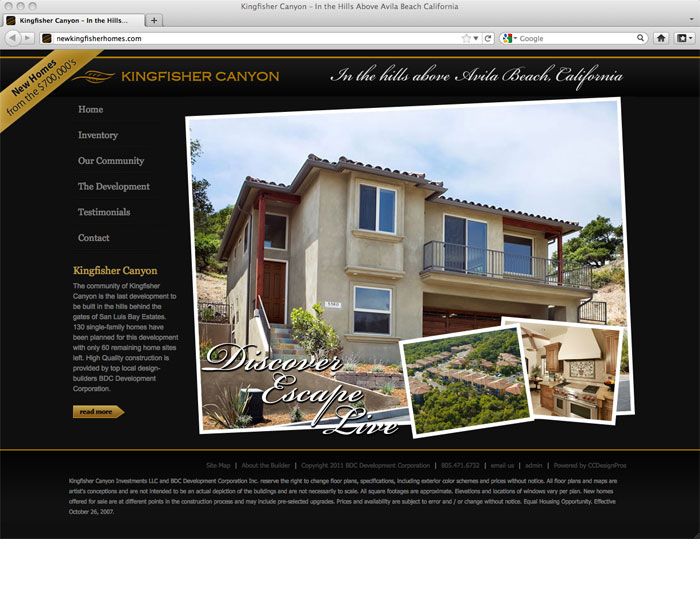 A website we built for BDC Development Corporation