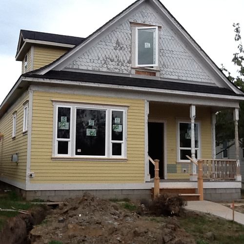 Complete renovation in Bellingham, Front view.