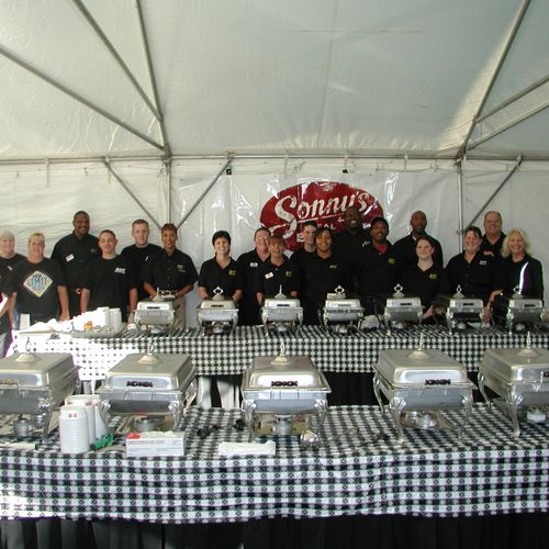 Sonny's Bar-B-Q Catering can serve 50 or 5000 peop
