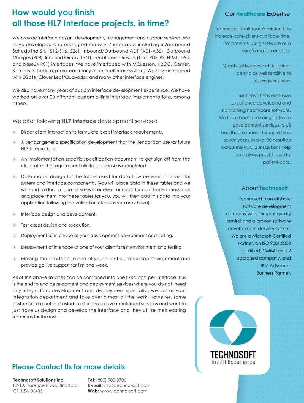 HL7 Interface Development Outsourcing