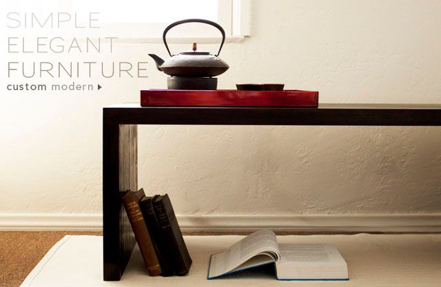 Modern Low Coffee Table

Custom sizes and colors a